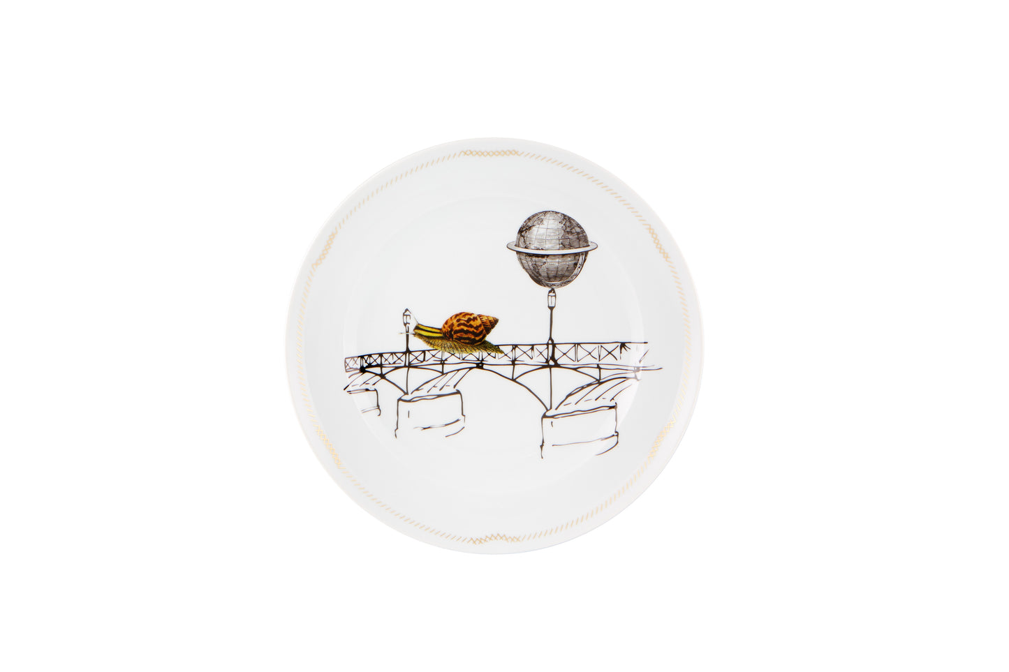 Petites Histoires Salad / Dessert Plate, Set of 4