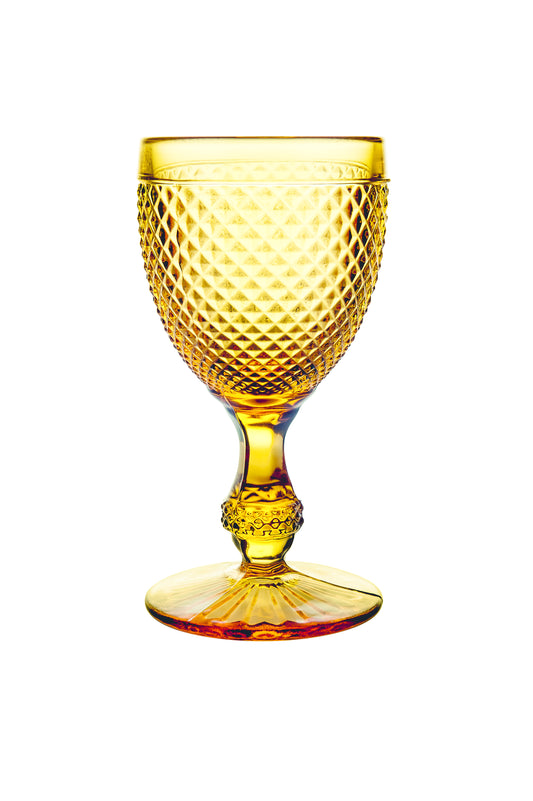 Bicos Goblet Amber, Set of 4