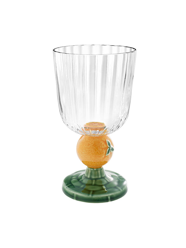 Oranges Stem Goblet, Set of 2