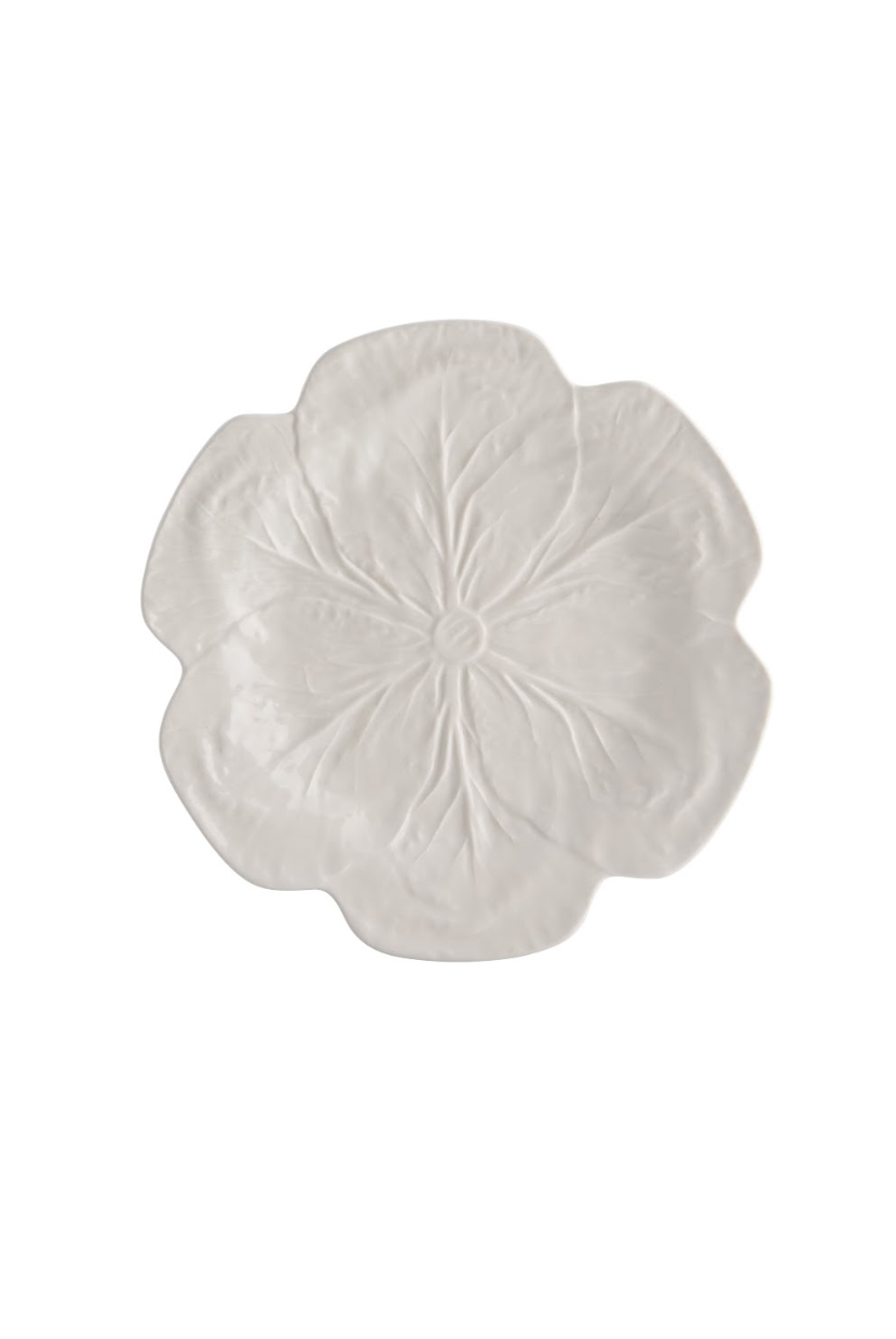 Bordallo Pinheiro Cabbage Dinner Plate Beige, Set of 4