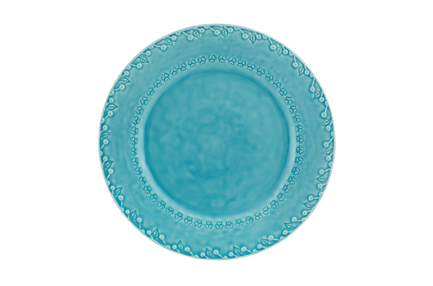 Flora Blue Dinner Plate, Set of 4
