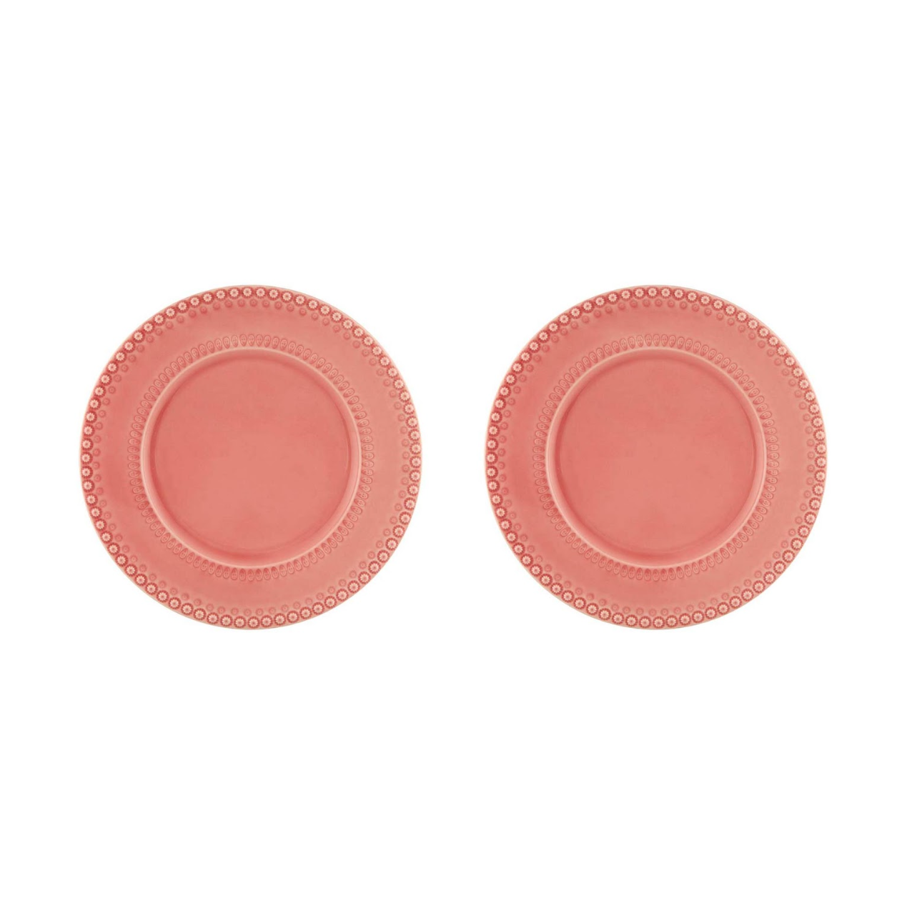 Fantasy Pink Charger Plates, Set of 2
