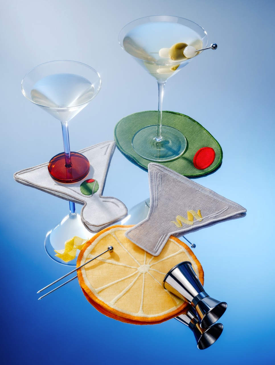 Martini Cocktail Napkins, Set of 4