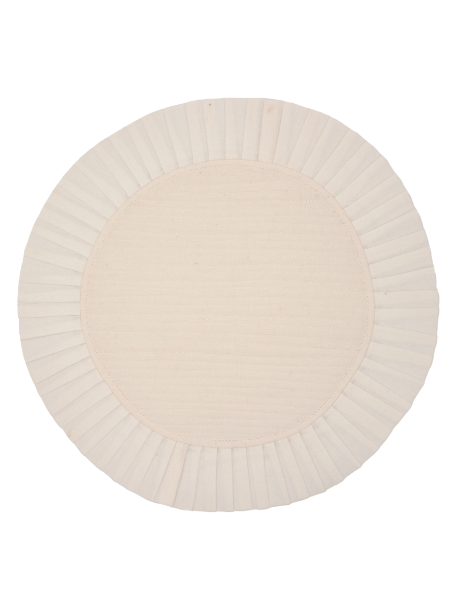 Hand Quilted Cotton Round Placemats