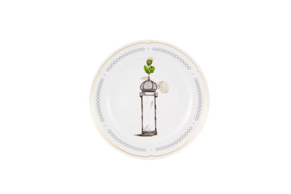 Petites Histoires Salad / Dessert Plate, Set of 4