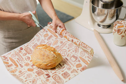 Reusable Beeswax Food Wraps (1 Roll - Bakery Lane)