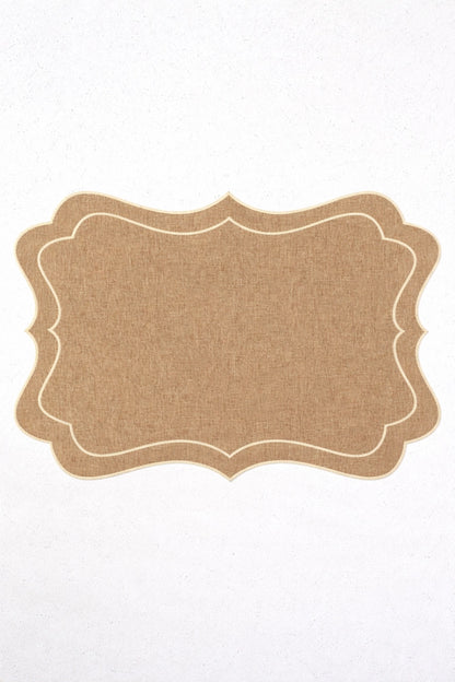 Scalloped Rectangular Reversible Placemats (Set of 4)