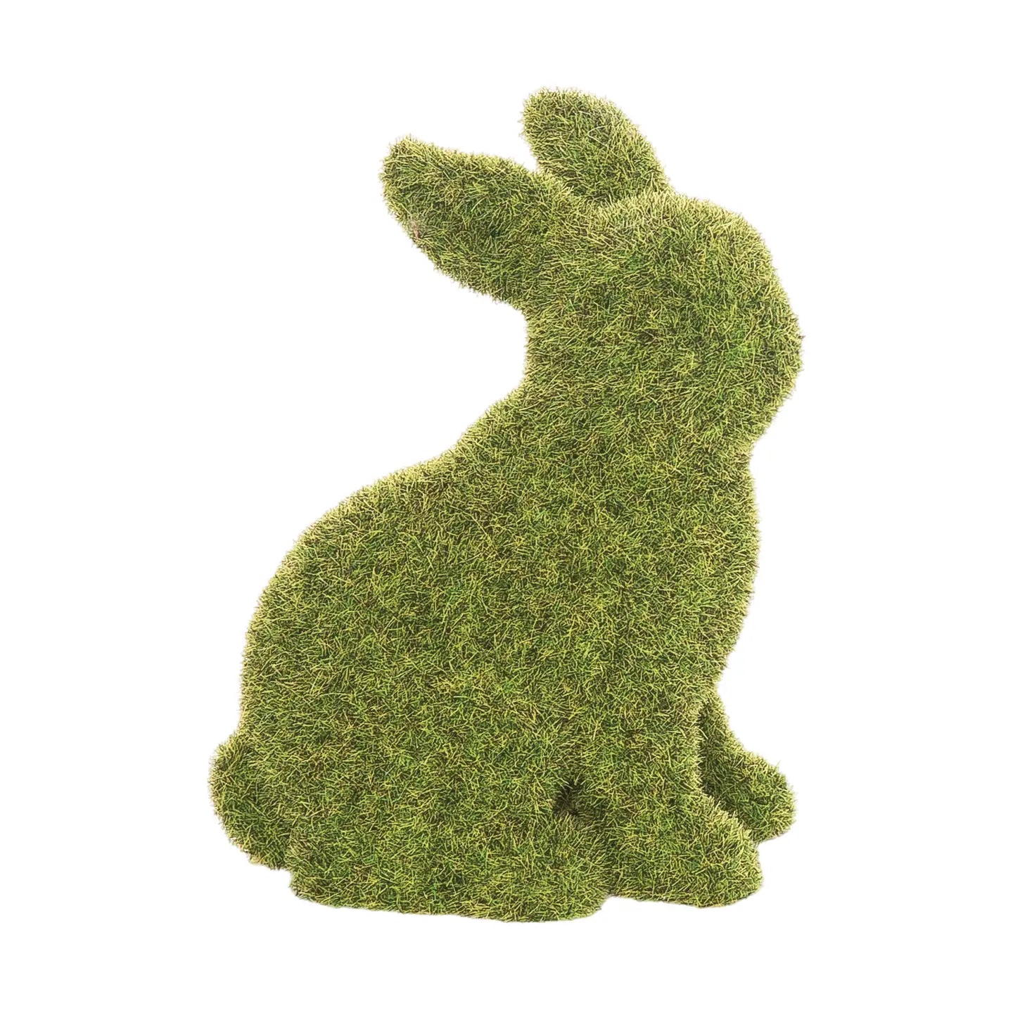 Easter Flocked Bunnies Decorative Figurines (Set of 2)