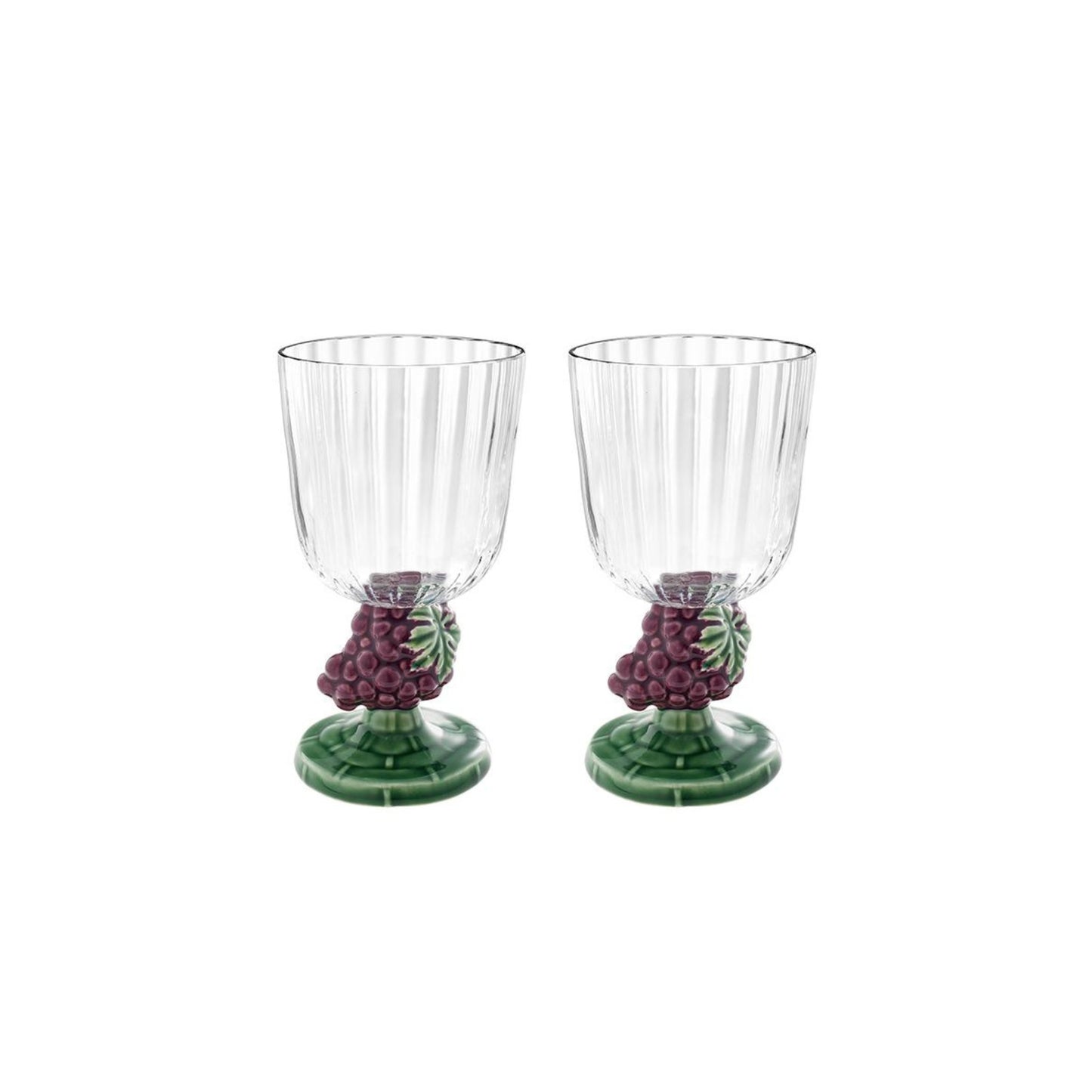 Grapes Stem Goblet, Set of 2