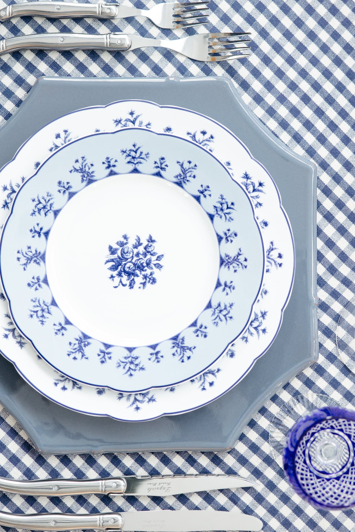 PROVENCE BLUE GINGHAM