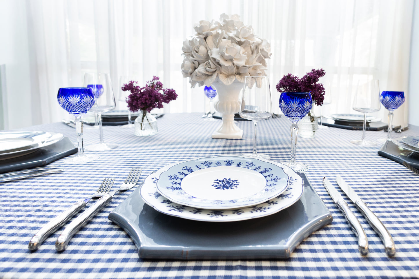 PROVENCE BLUE GINGHAM