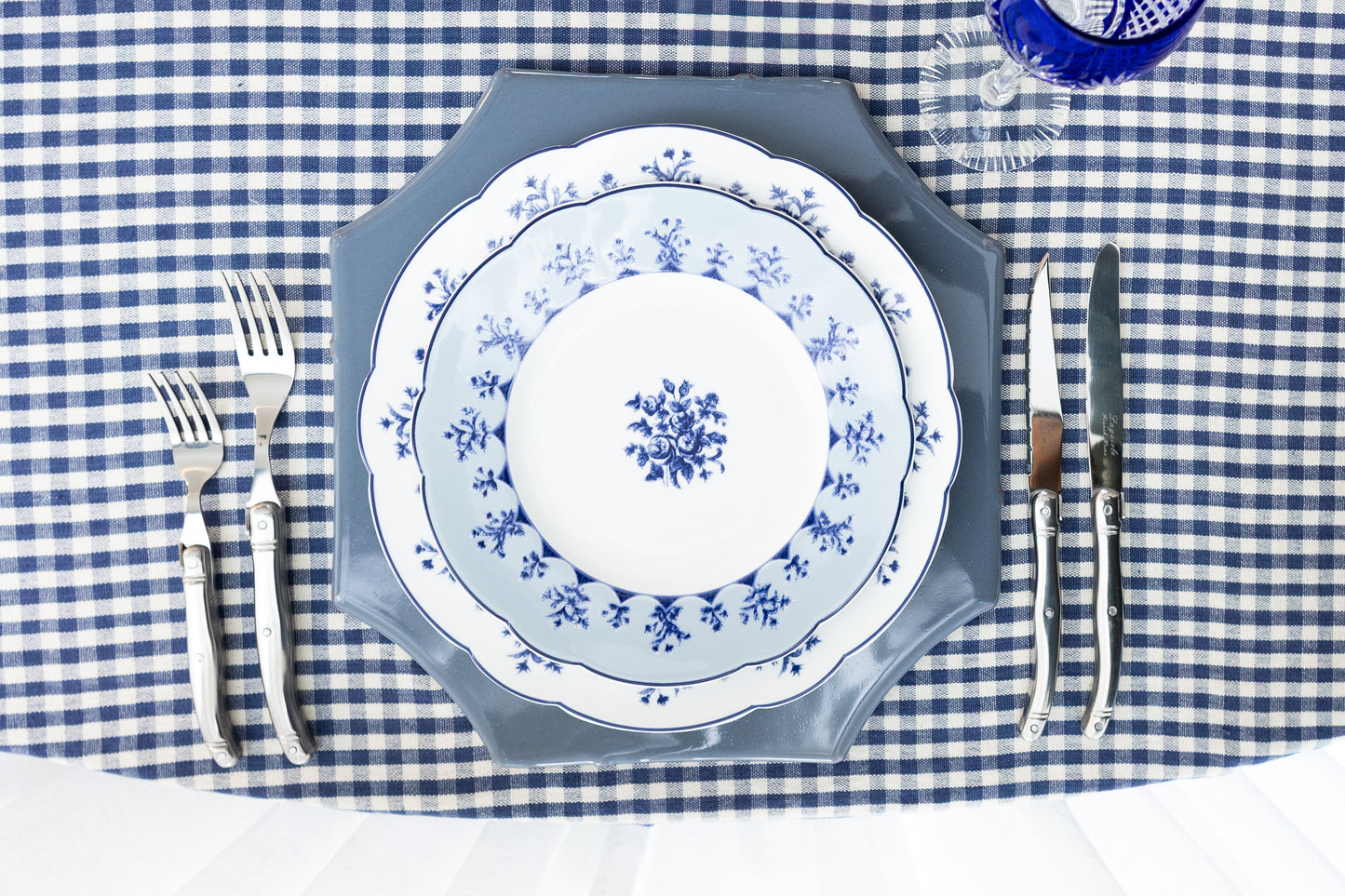 PROVENCE BLUE GINGHAM