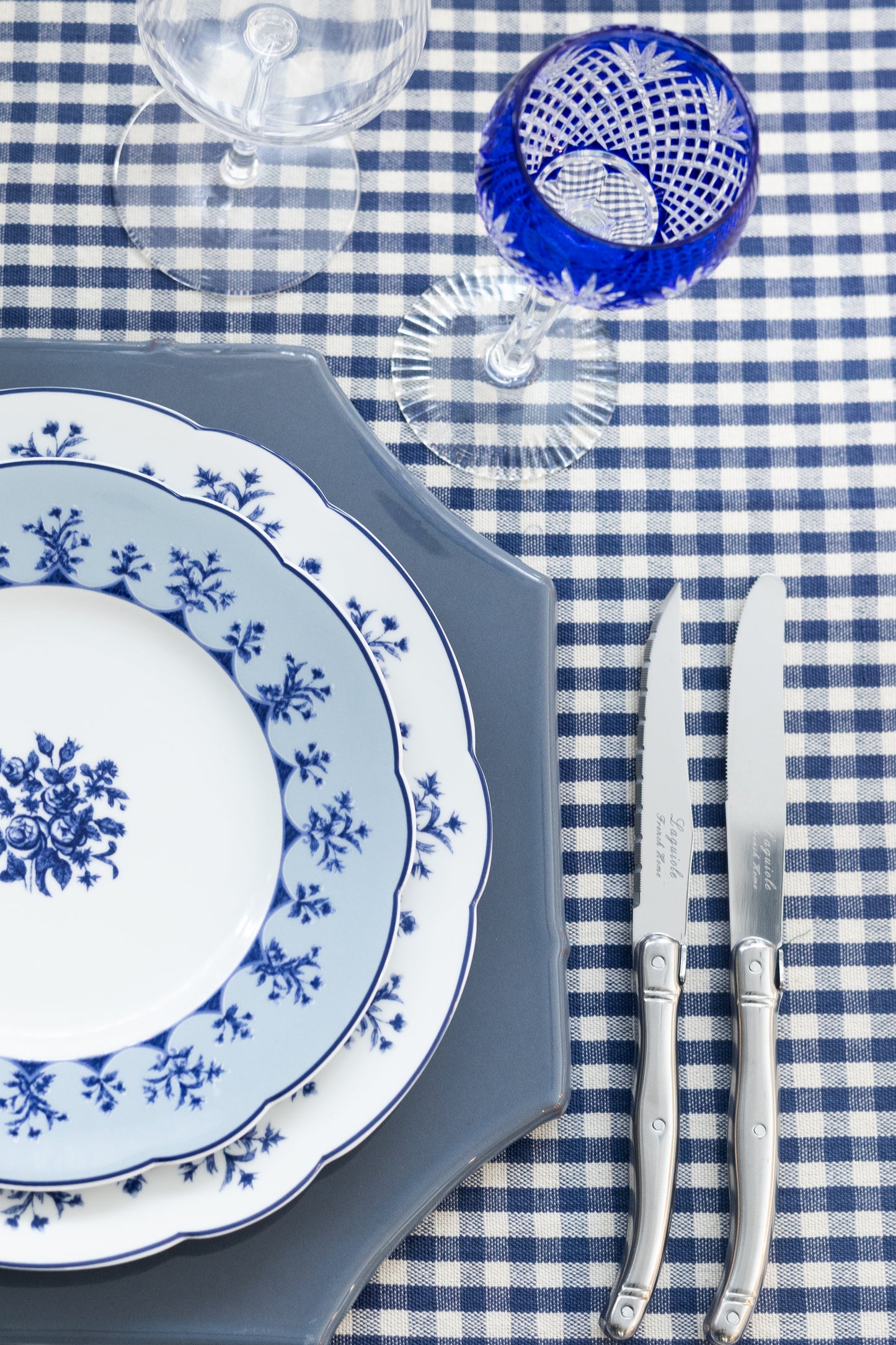PROVENCE BLUE GINGHAM