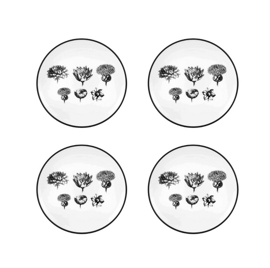 Herbarie Bread and Butter Plates, Set of 4