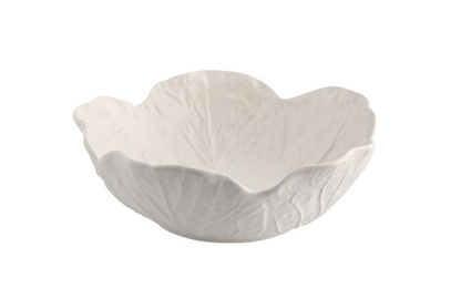 Bordallo Pinheiro Cabbage Soup Bowl Beige, Set of 4