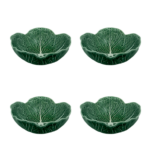 Bordallo Pinheiro Cabbage Soup Bowl, Set of 4