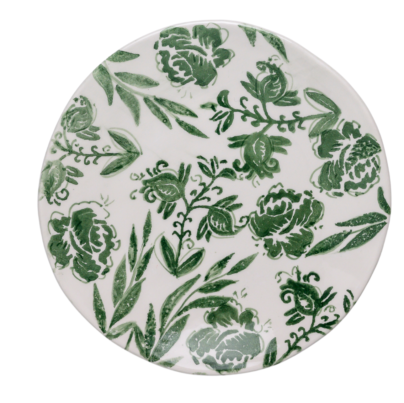 Hand Painted Fiori Salad / Dessert Plate