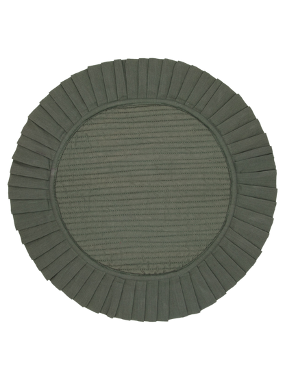 Hand Quilted Cotton Round Placemats