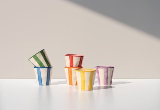 Righe Espresso Shot Cups (Set of 6)