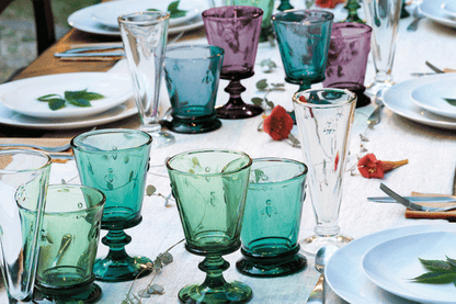 Bee Wine Glasses, Set of 4 Assorted