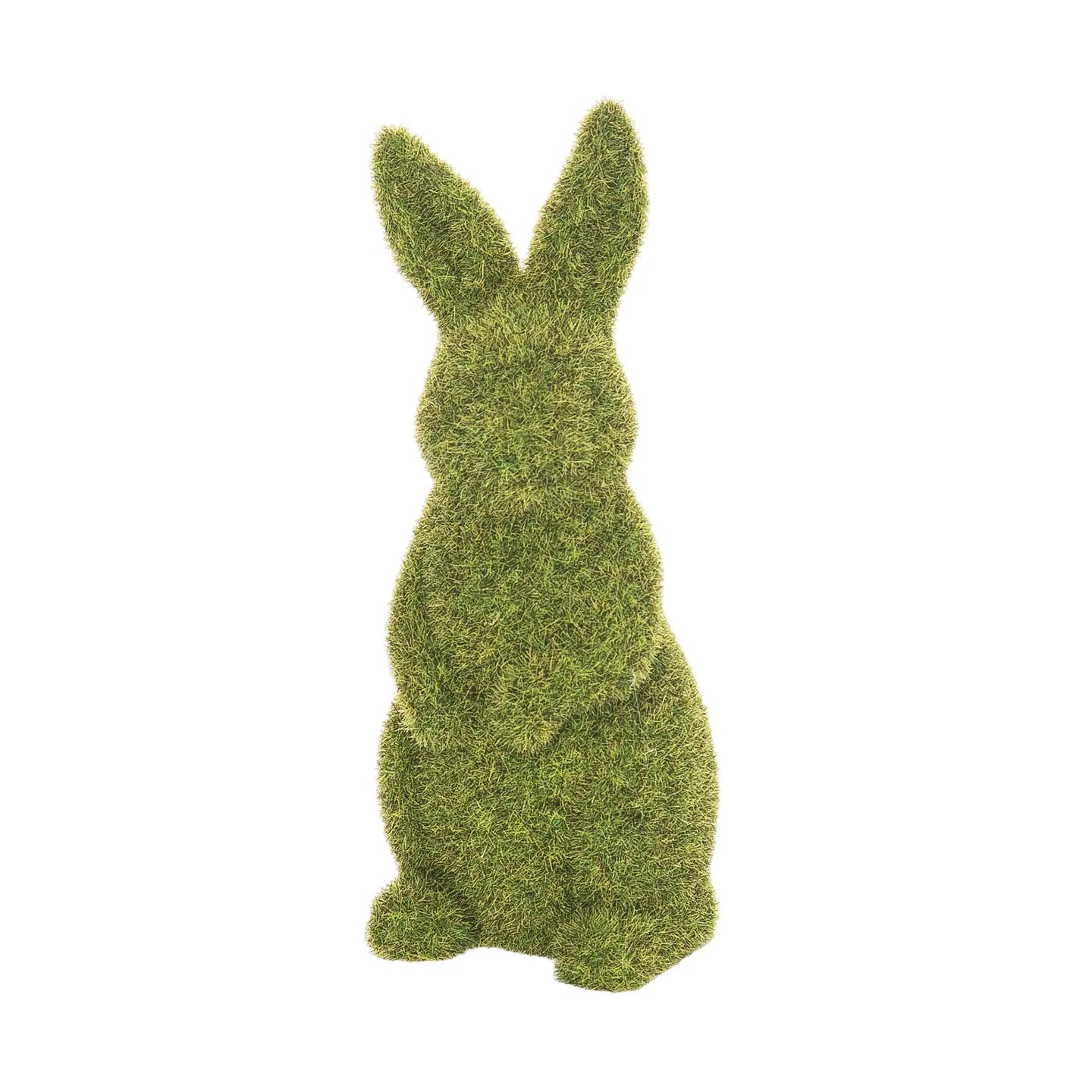 Easter Flocked Bunnies Decorative Figurines (Set of 2)