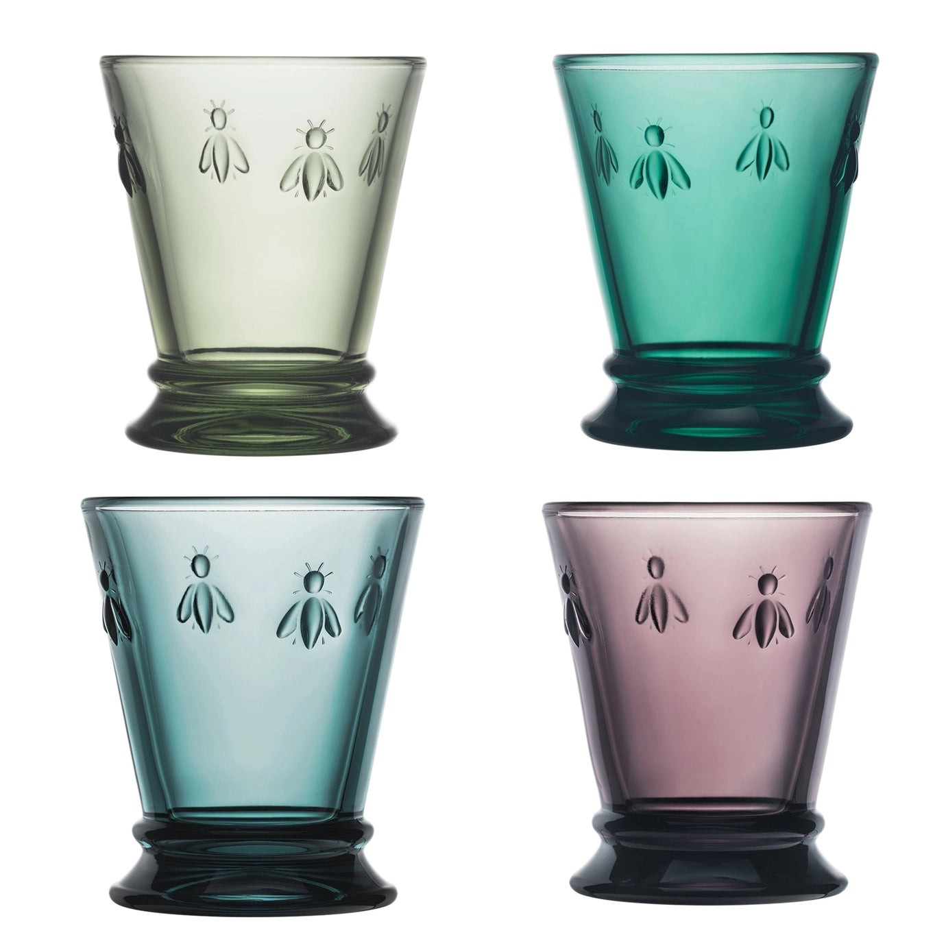 Bee Tumbler, Set of 4 Assorted