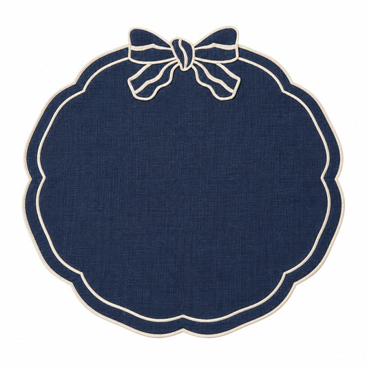 Bow Reversible Placemats (Set of 4)